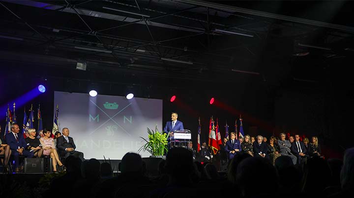 French Riviera - Côte d'Azur - Mandelieu la Napoule - voeux du maire - cérémonie des voeux du maire - événements - event - ville de Mandelieu la Napoule - agence de communication